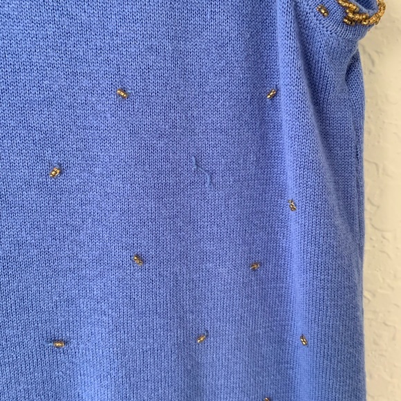 Lilly Pulitzer Kate Sweater Embellished Blue Belle - Picture 5 of 8